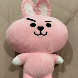 BT21 COOKY Pink Rabbit stuffed animal Plush Doll 13” Line Friends Jungkook